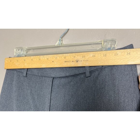 Talbots Pants Gray Stretch Ankle Straight Dress Career Classic Capsule Womens 4 - Picture 5 of 9